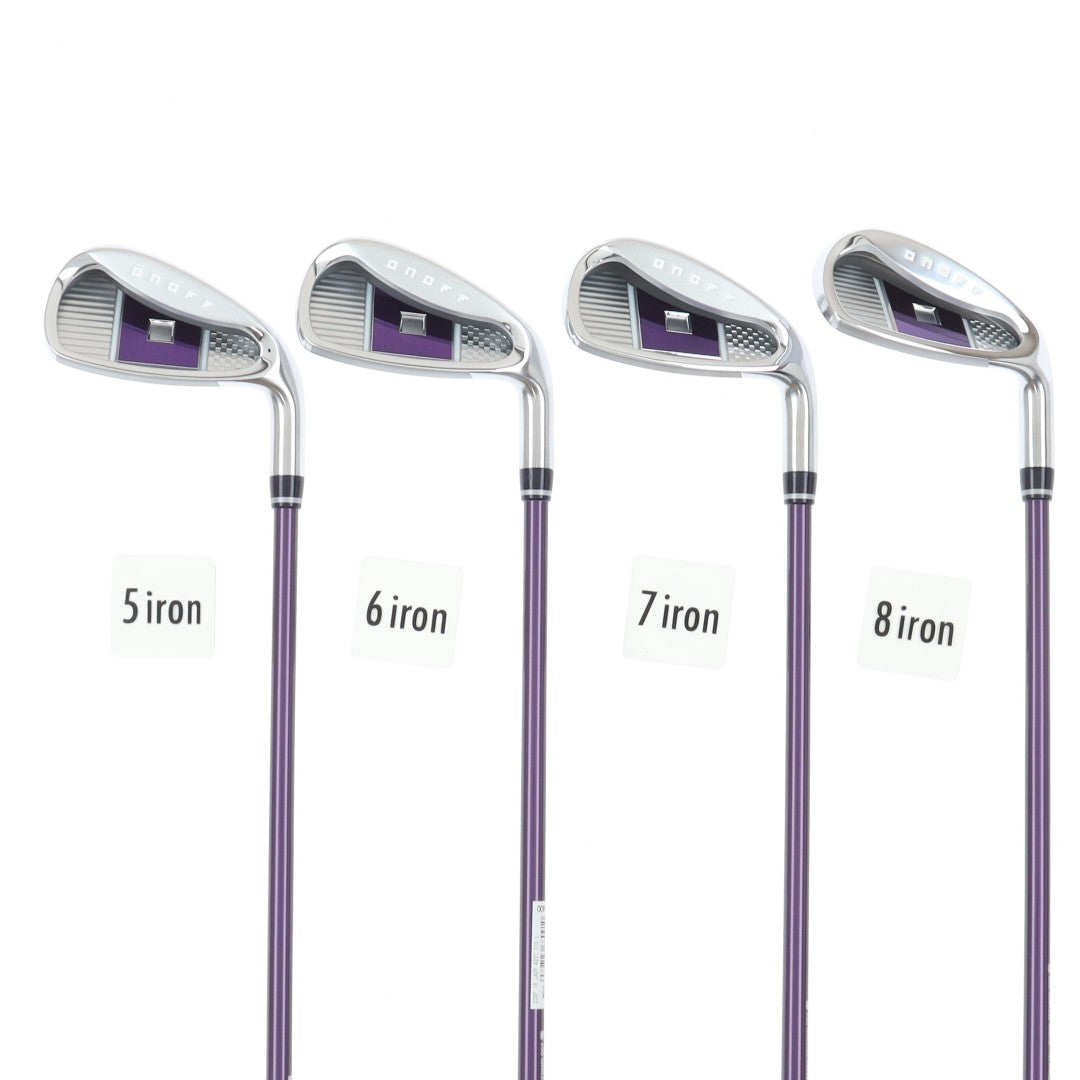 Daiwa Iron Set Open Box ONOFF -2023 Ladies SMOOTH KICK LP-423I(Purple) 7 pieces