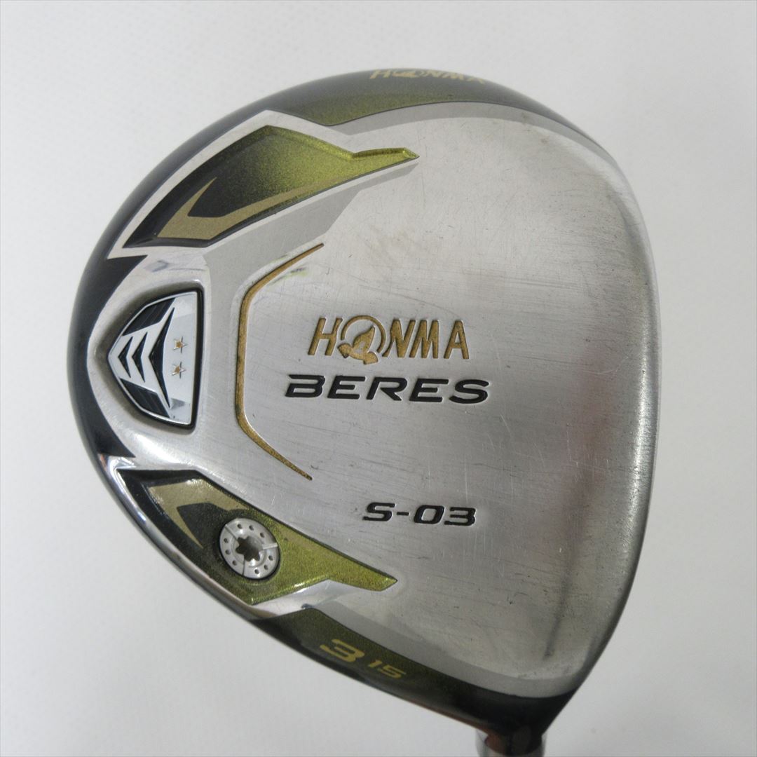 HONMA Fairway BERES S-03 3W 15° StiffRegular ARMRQ 8