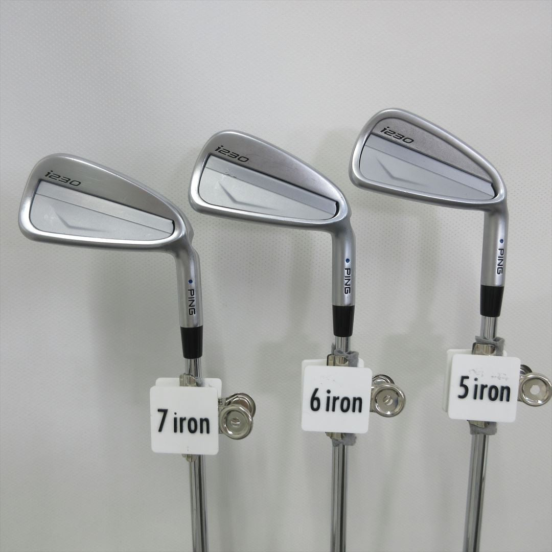 Ping Iron Set i230 Stiff Dynamic Gold EX S200 6 pieces Dot Color Blue