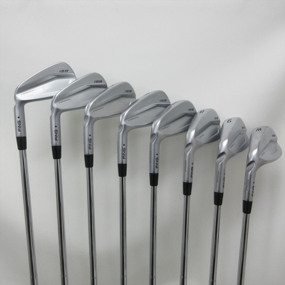 Ping Iron Set Left-Handed i59 Flex-X DynamicGold X100 DotColor Black 8 pieces