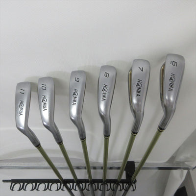 HONMA Iron Set BERES IS-05 StiffRegular 2S ARMRQ 48 6 pieces