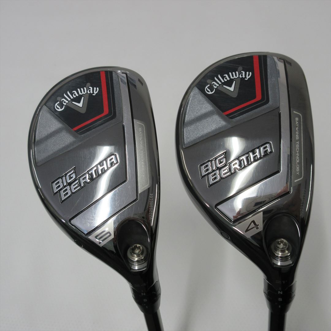 "2-Pack Golf Clubs" Callaway Hybrid BIG BERTHA(2023) U4 & U5 Reg SPEEDR NX50