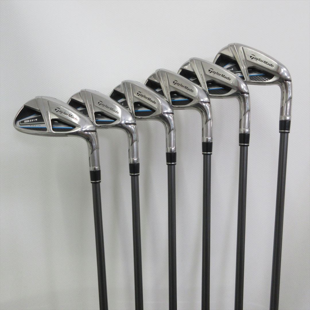 TaylorMade Iron Set SIM MAX Stiff TENSEI BLUE TM60 6 pieces