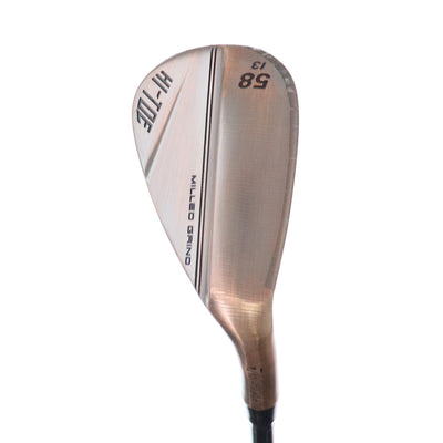 TaylorMade Wedge Open Box MILLED GRIND HI-TOE(2022)58° Stiff DynamicGold S200