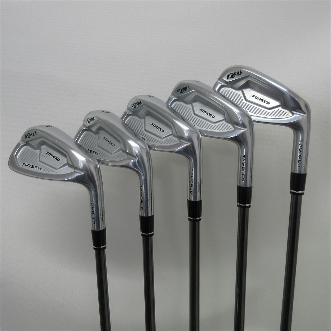 HONMA Iron Set TOUR WORLD TW757Vx Stiff VIZARD IB-WF85 5 pieces