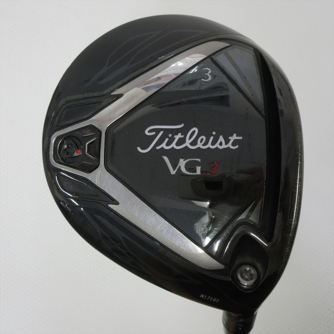 Titleist Fairway Titleist VG3(2018) 3W 15° Stiff Titleist VG F(2018)