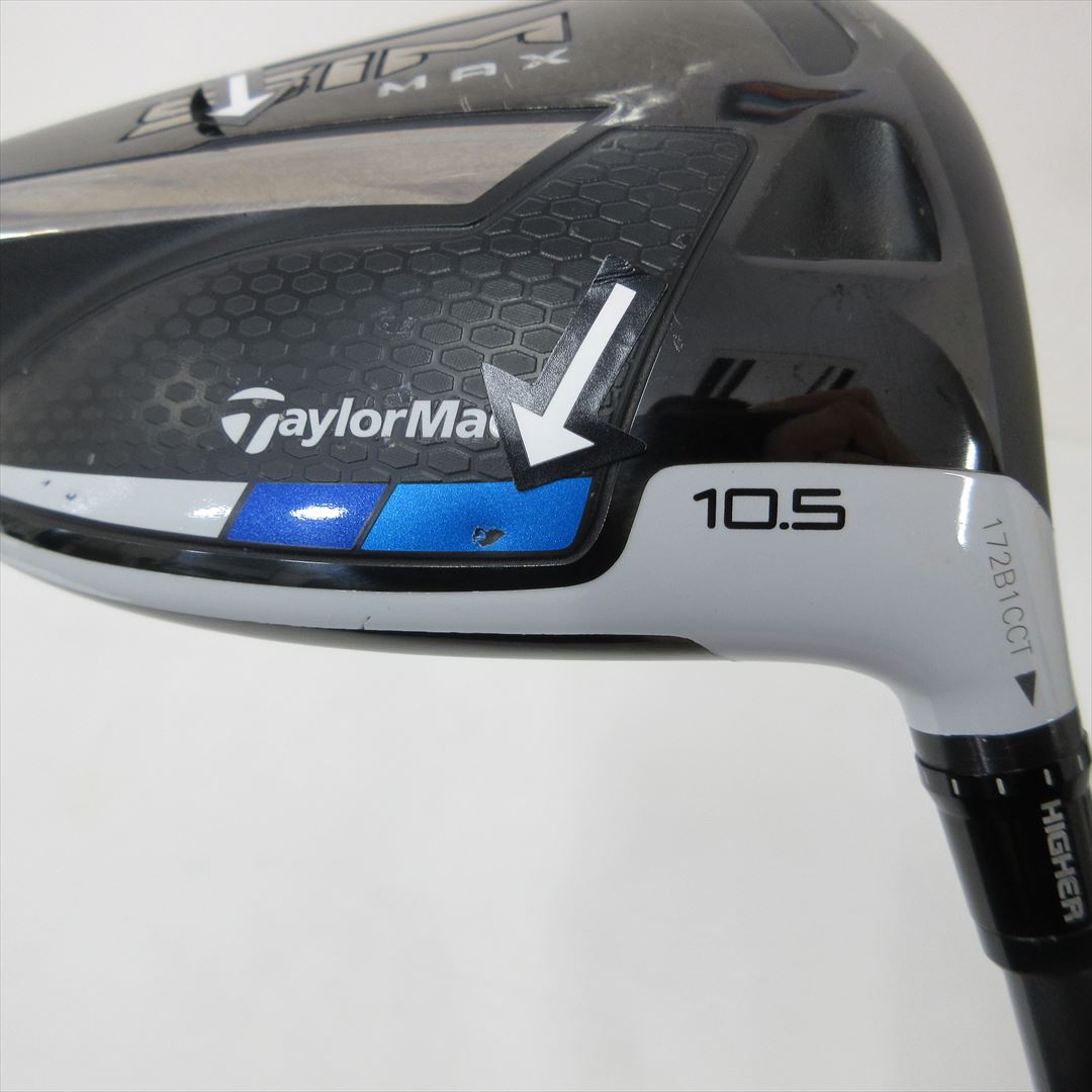 TaylorMade Driver Fair Rating SIM MAX 10.5° Stiff TENSEI BLUE TM50