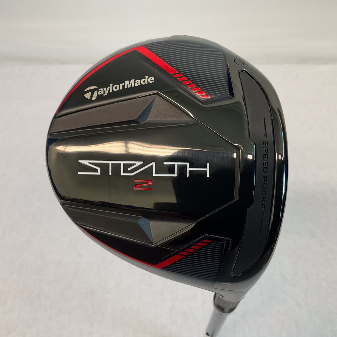 TaylorMade Fairway Open Box STEALTH2 3W 15 Stiff Tour AD CQ-6: