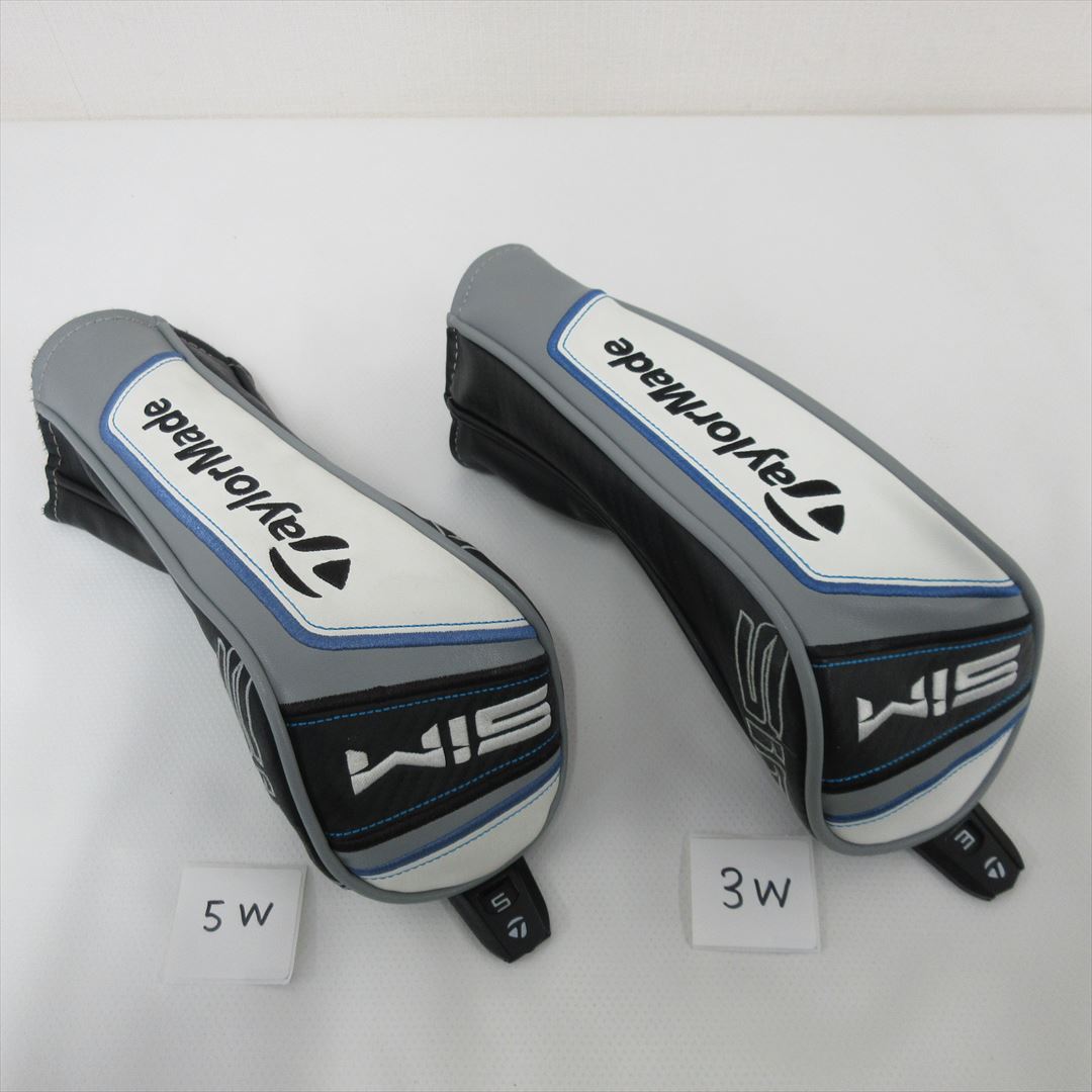 "2-Pack Golf Clubs" TaylorMade Fairway SIM MAX 3W & 5W Reg TENSEI BLUE TM50