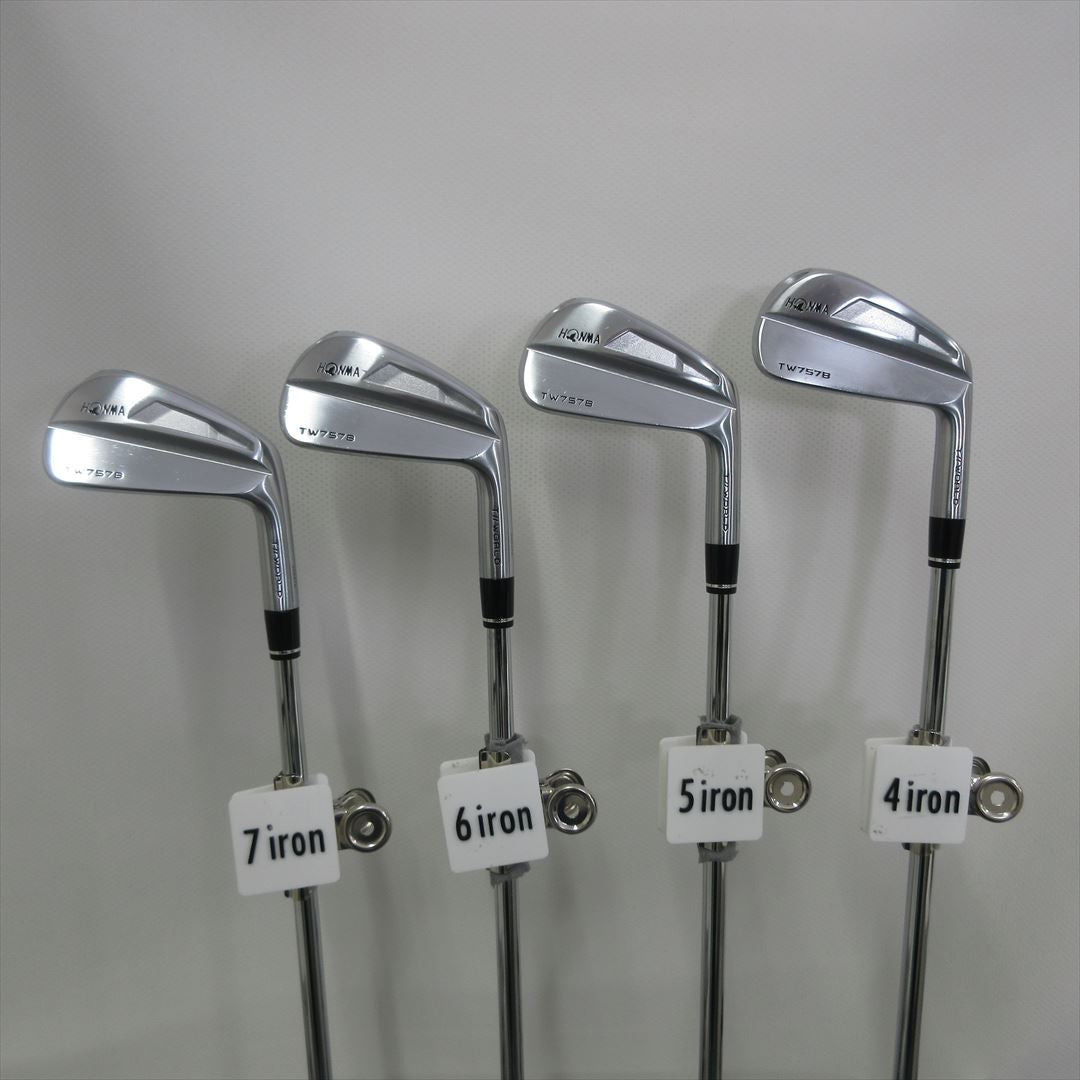 HONMA Iron Set TOUR WORLD TW757B Stiff Dynamic Gold S200 7 pieces