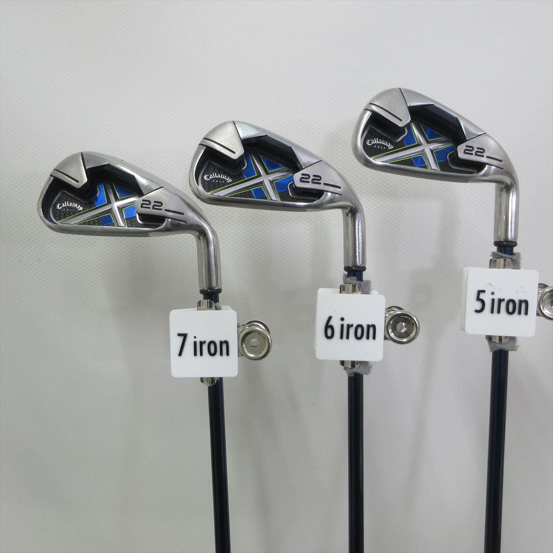 Callaway Iron Set X 22 StiffRegular X SERIES 65i(2008) 6 pieces