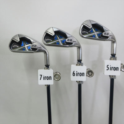 Callaway Iron Set X 22 StiffRegular X SERIES 65i(2008) 6 pieces