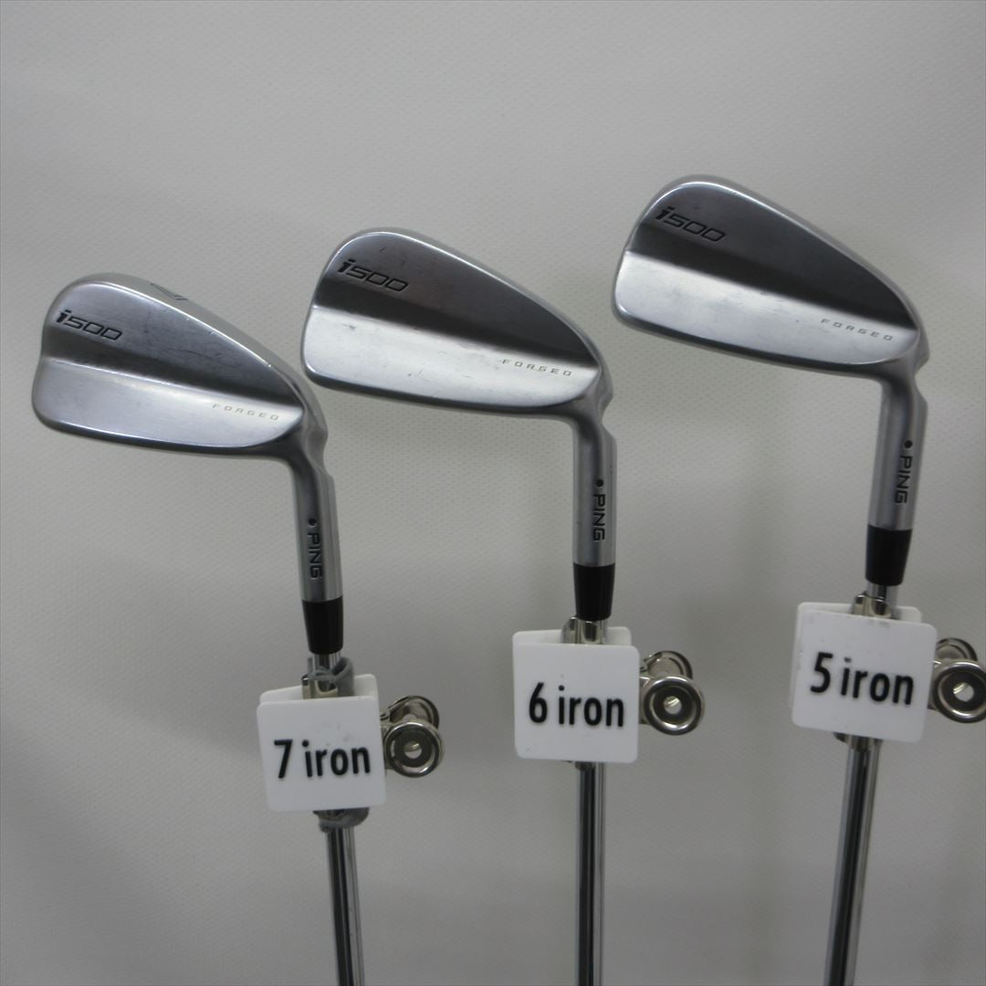 Ping Iron Set i500 Stiff DynamicGold EX TOUR ISSUE S200 6pcs Dot Color Black