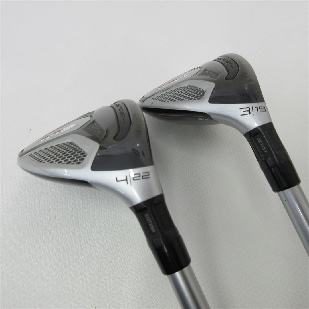 "2-Pack Golf Clubs" TaylorMade Hybrid M6 U3 & U4 Stiff FUBUKI TM6