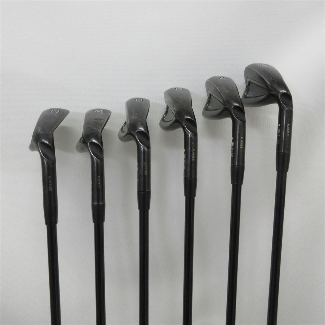 Ping Iron Set G710 Regular ALTA DISTANZA BLACK 40 6 Pieces Dot Color White