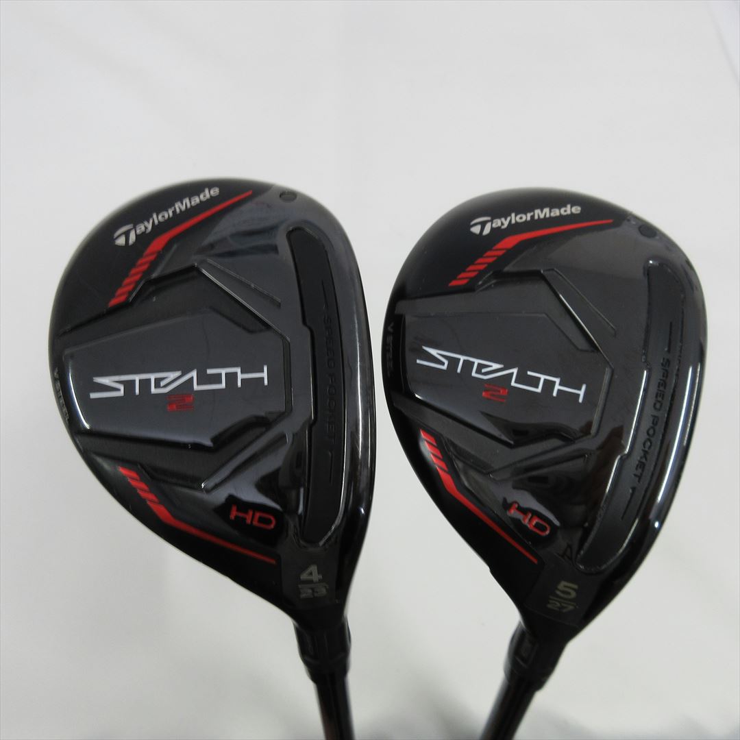 "2-Pack Golf Clubs" TaylorMade Hybrid STEALTH2 HD U4 & U5 RegularTENSEI RED TM60