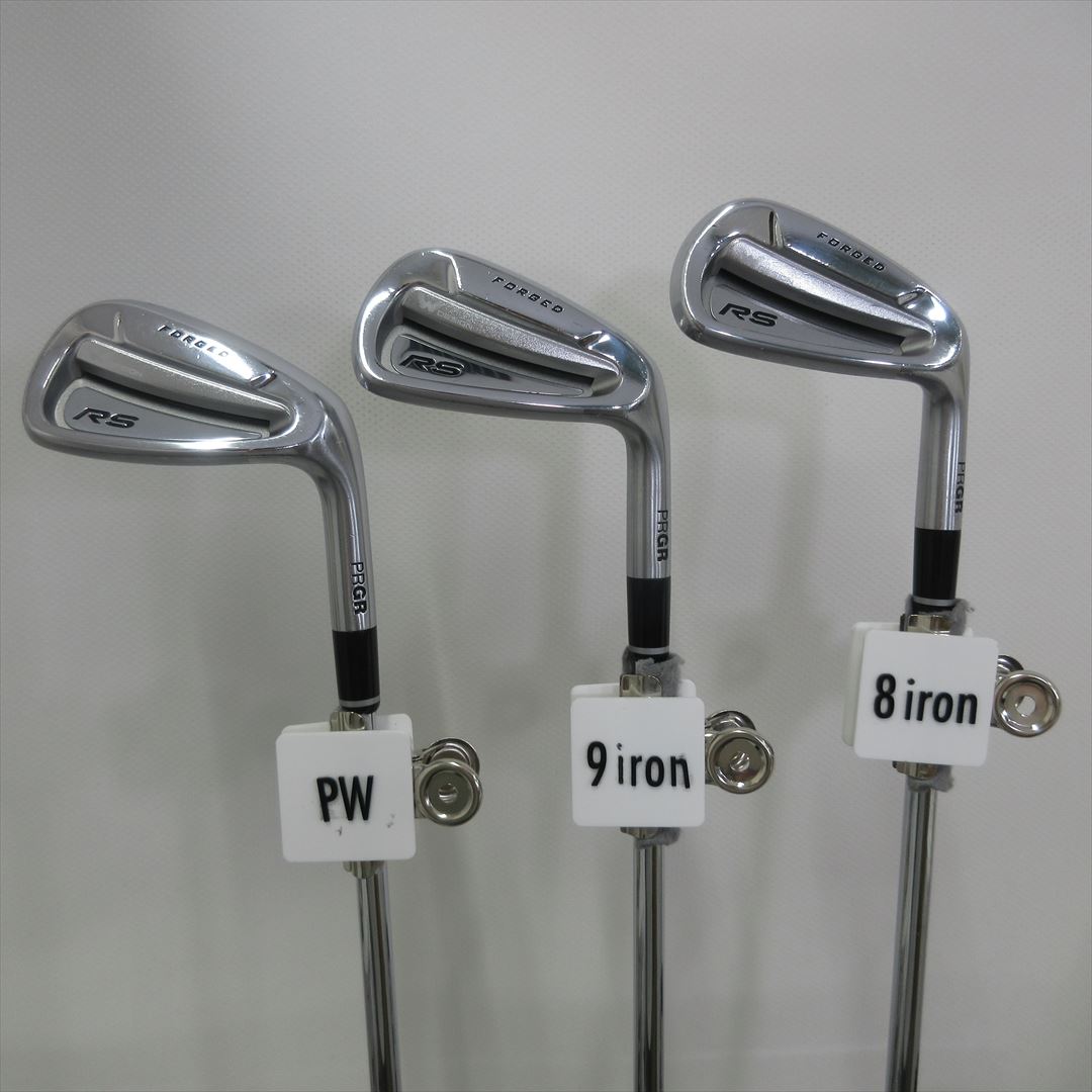 PRGR Iron Set RS FORGED(2018) StiffRegular Specsteel3 Ver 2 6 pieces