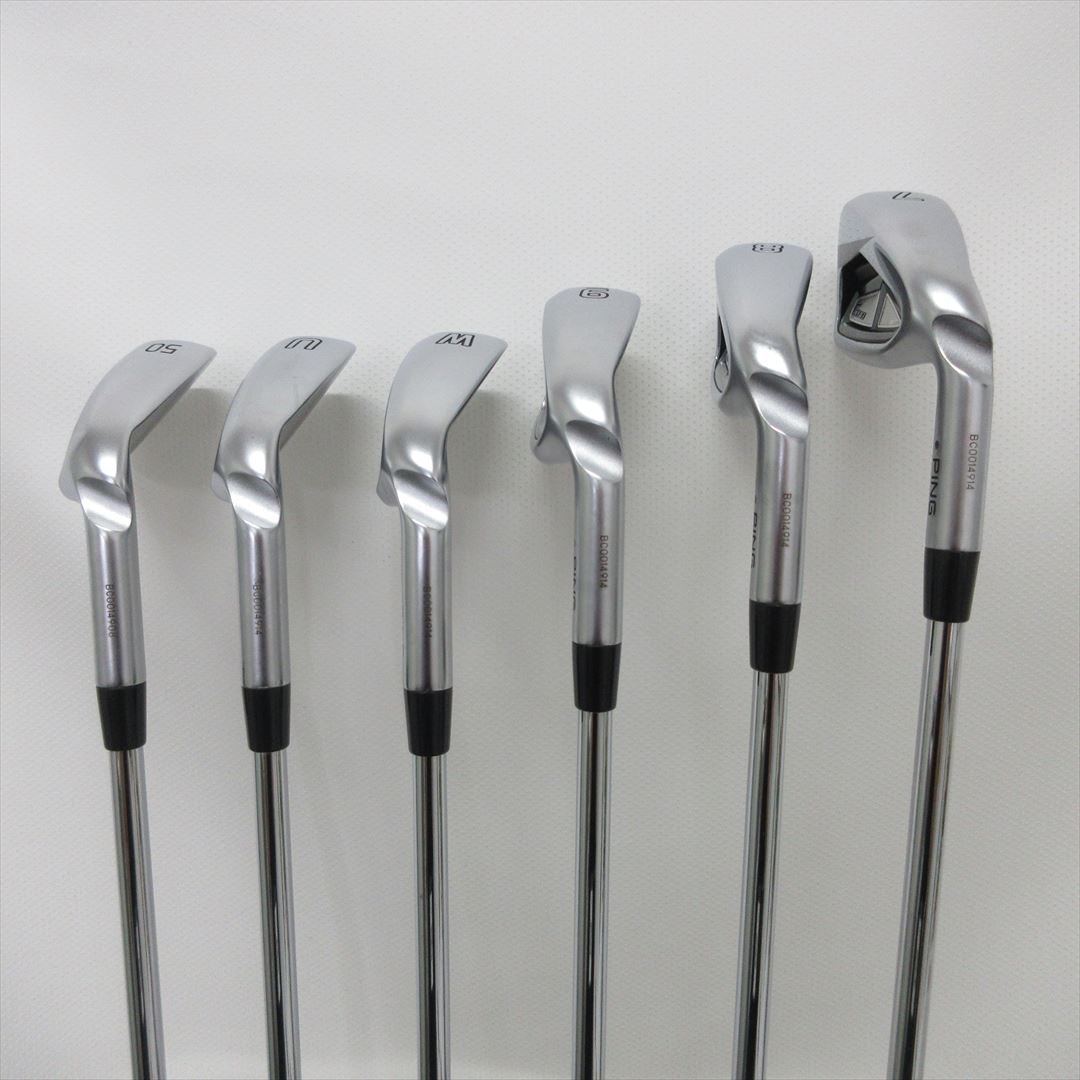 Ping Iron Set G730 Stiff NS PRO 750GH neo 6 pieces Dot Color Black