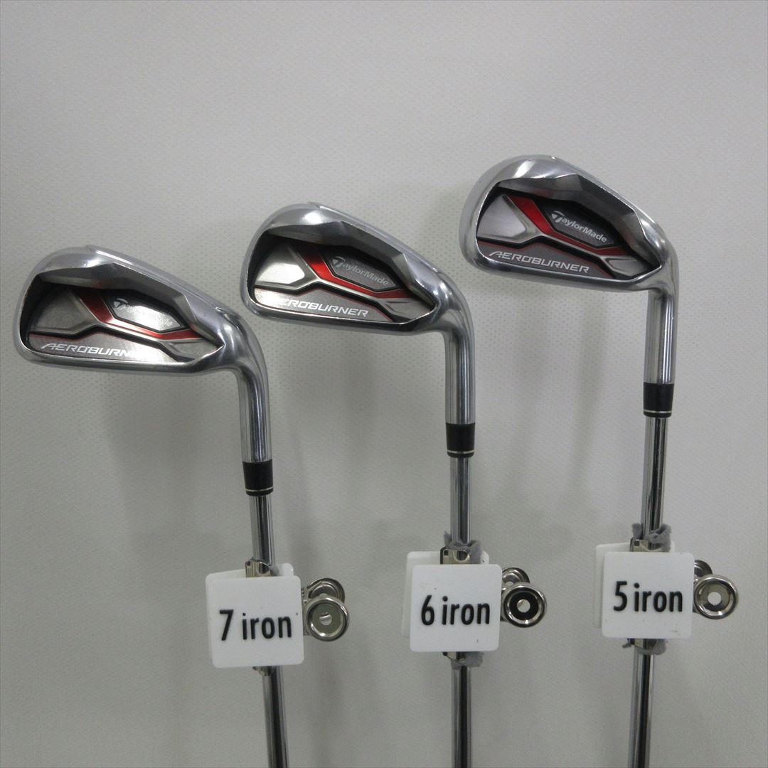 TaylorMade Iron Set AERO BURNER Stiff KBS C-TAPER 90 6 pieces