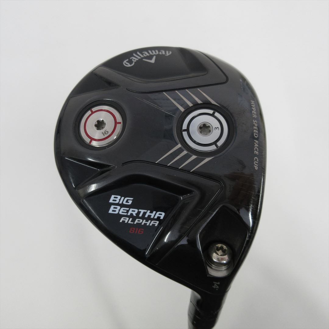 Callaway Fairway BIG BERTHA ALPHA 816 FW 14° Stiff BIG BERTHA(2015)