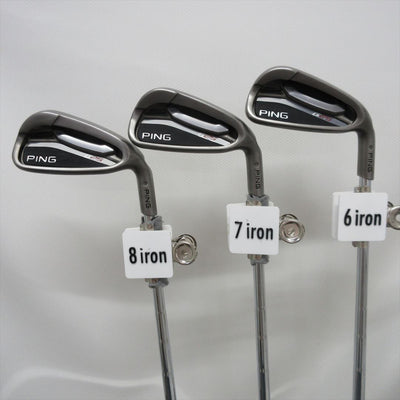 Ping Iron Set G25 Flex-X CFS STEEL 8 pieces Dot Color Black