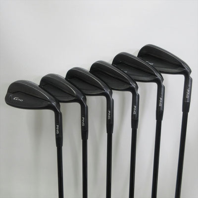 Ping Iron Set G710 G710 Regular ALTA J CB BLACK DotColor Black 6 pieces