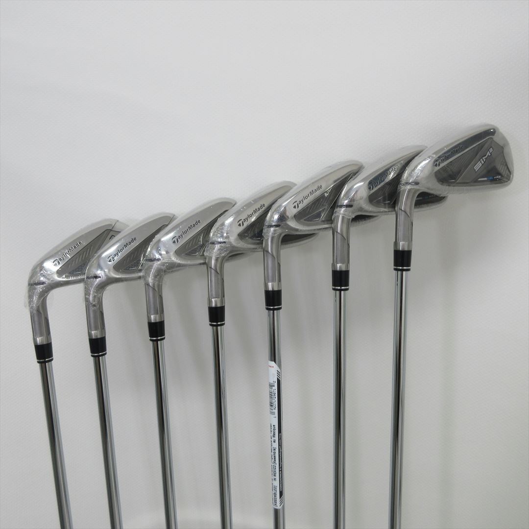 TaylorMade Iron Set Left-Handed SIM2 MAX Stiff KBS MAX MT85 US 7 pieces