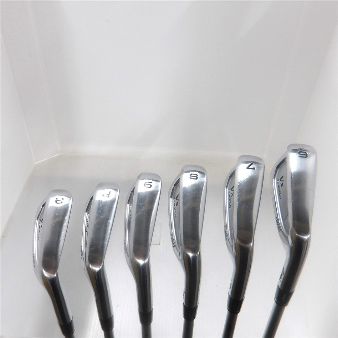 HONMA Iron Set TOUR WORLD Vx Stiff KBS TOUR C-TAPER LITE 110 6 pieces