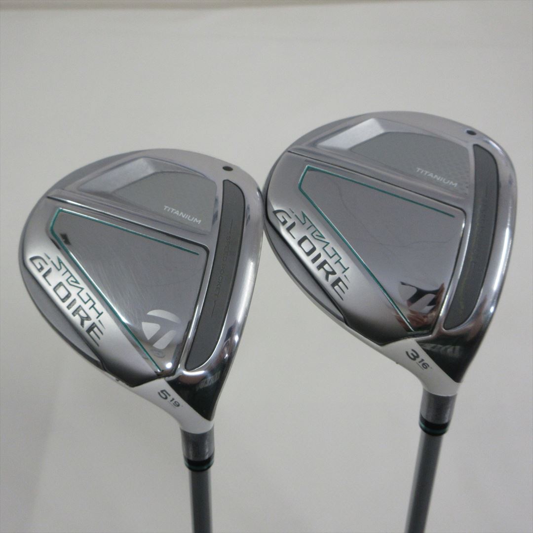 "2-Pack Golf Clubs" TaylorMade Fairway STEALTH GLOIRE 3W & 5W Ladies SPEEDER NX