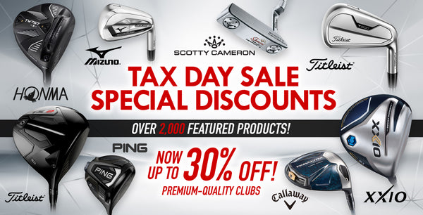 TAX DAY SALE SPECIAL DISCOUNTS