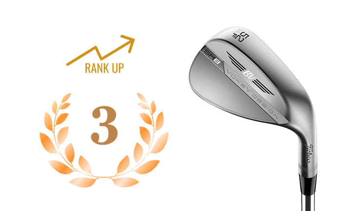 TITLEIST WEDGE COKEY SPIN MILLED SM8 TOUR CHROME