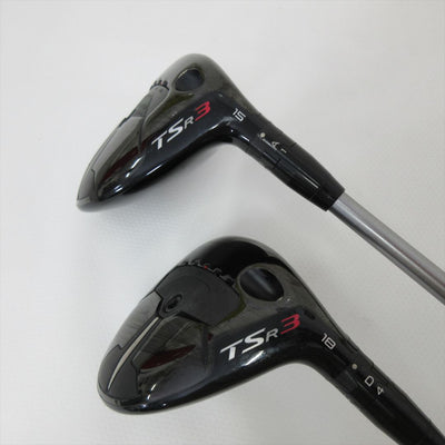 "2-Pack Golf Clubs" Titleist Fairway TSR3 15° & 18° Stiff TSP310