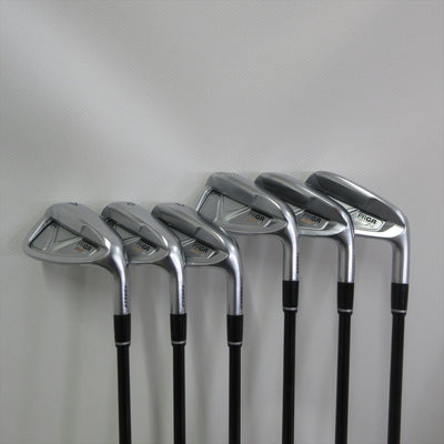 PRGR Iron Set Left-Handed PRGR 05(2023) StiffReg MCI BLACK FOR PRGR 6 pieces