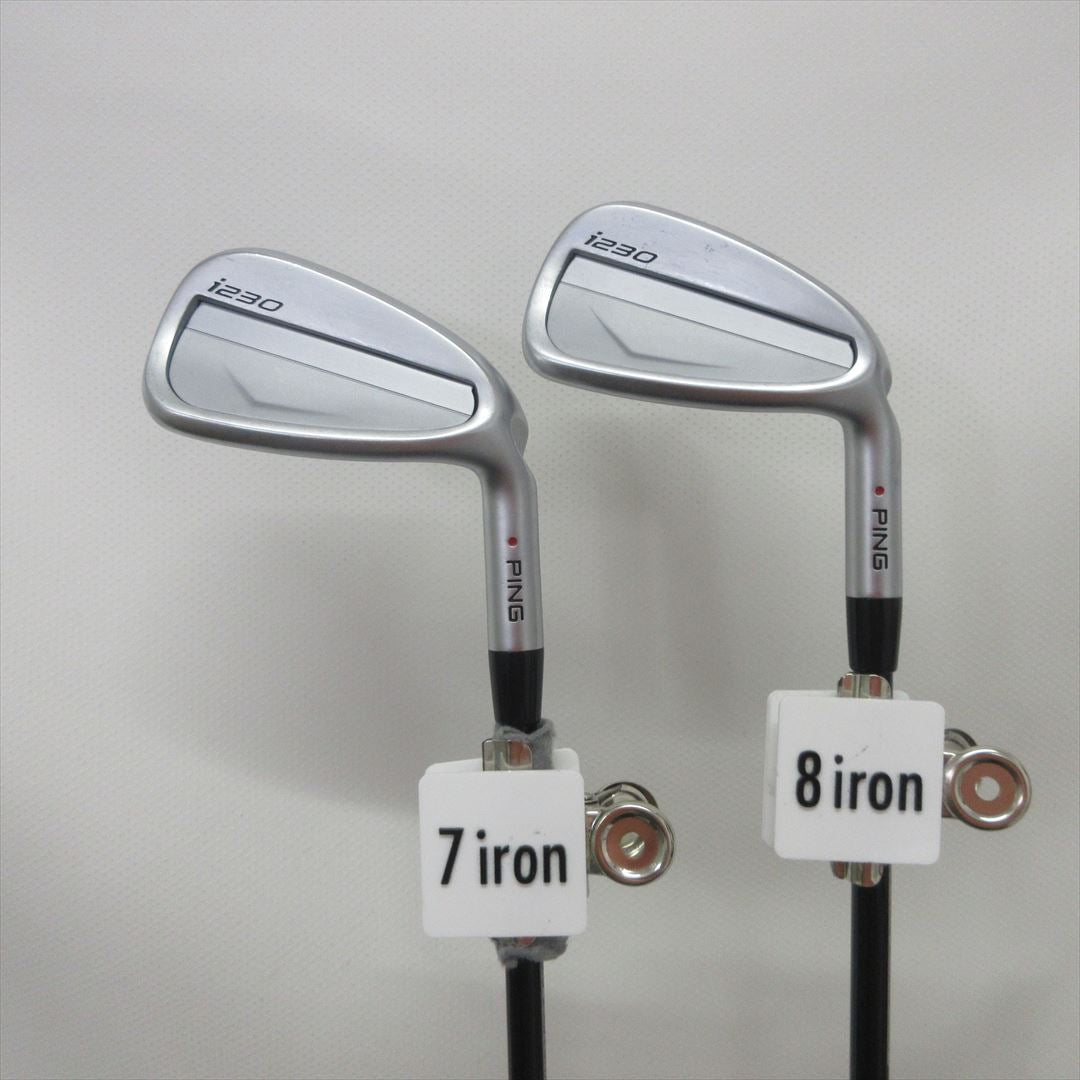 Ping Iron Set Fair Rating i230 Regular TOUR AD AD-55 4 pieces Dot Color Red