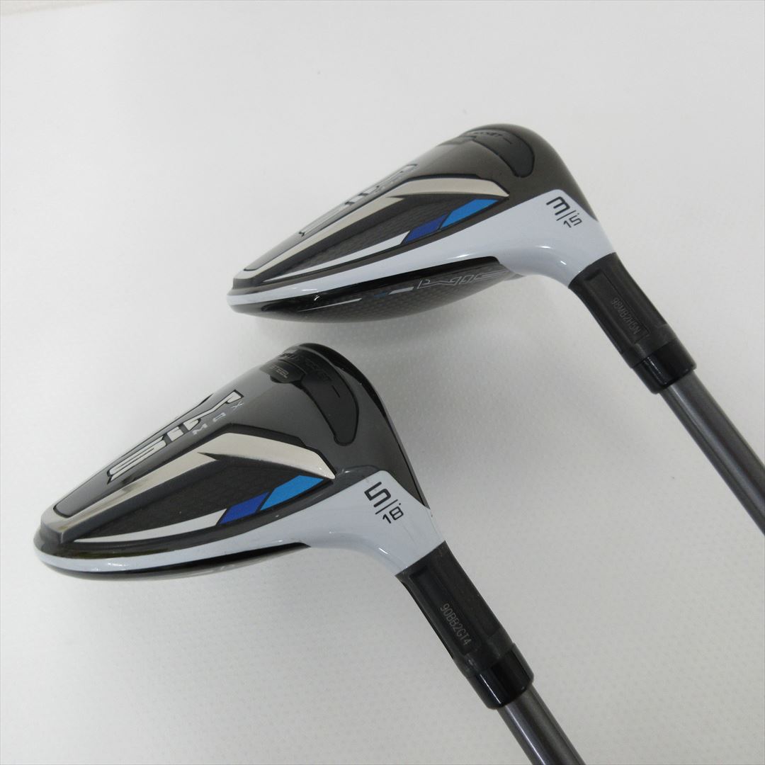 "2-Pack Golf Clubs" TaylorMade Fairway SIM MAX 3W & 5W Reg TENSEI BLUE TM50