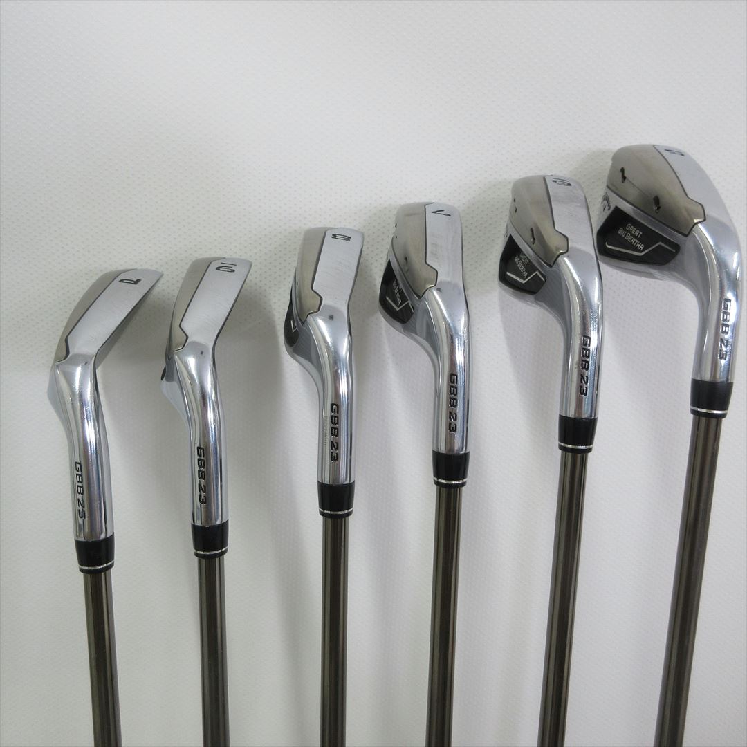 Callaway Iron Set GREAT BIG BERTHA -2023 Regular Speeder NX for GBB 6 pieces