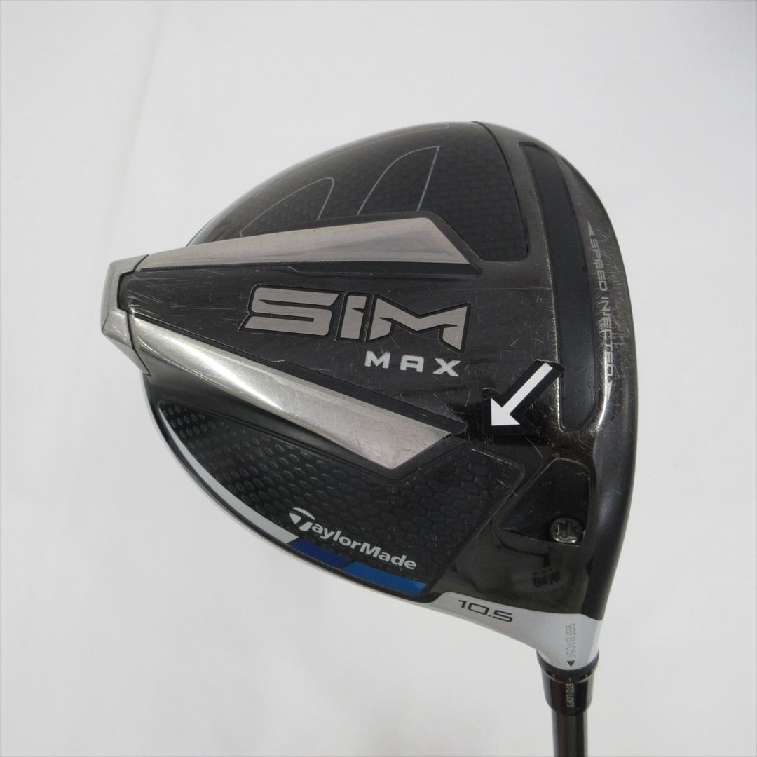 TaylorMade Driver Fair Rating SIM MAX 10.5° Stiff TENSEI BLUE TM50