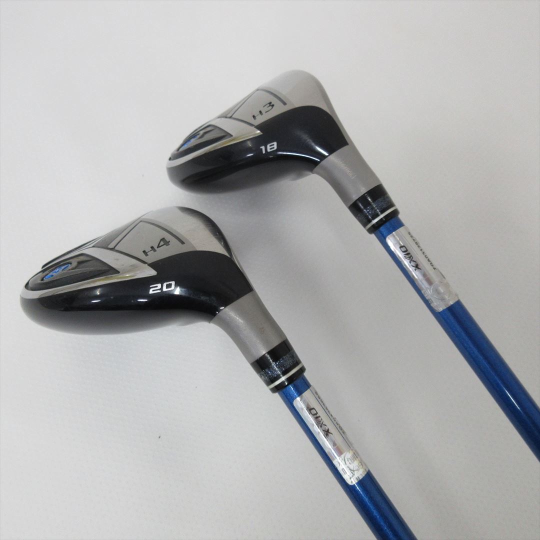 "2-Pack Golf Clubs" XXIO Hybrid XXIO11 U3 & U4 Reg XXIO MP1100