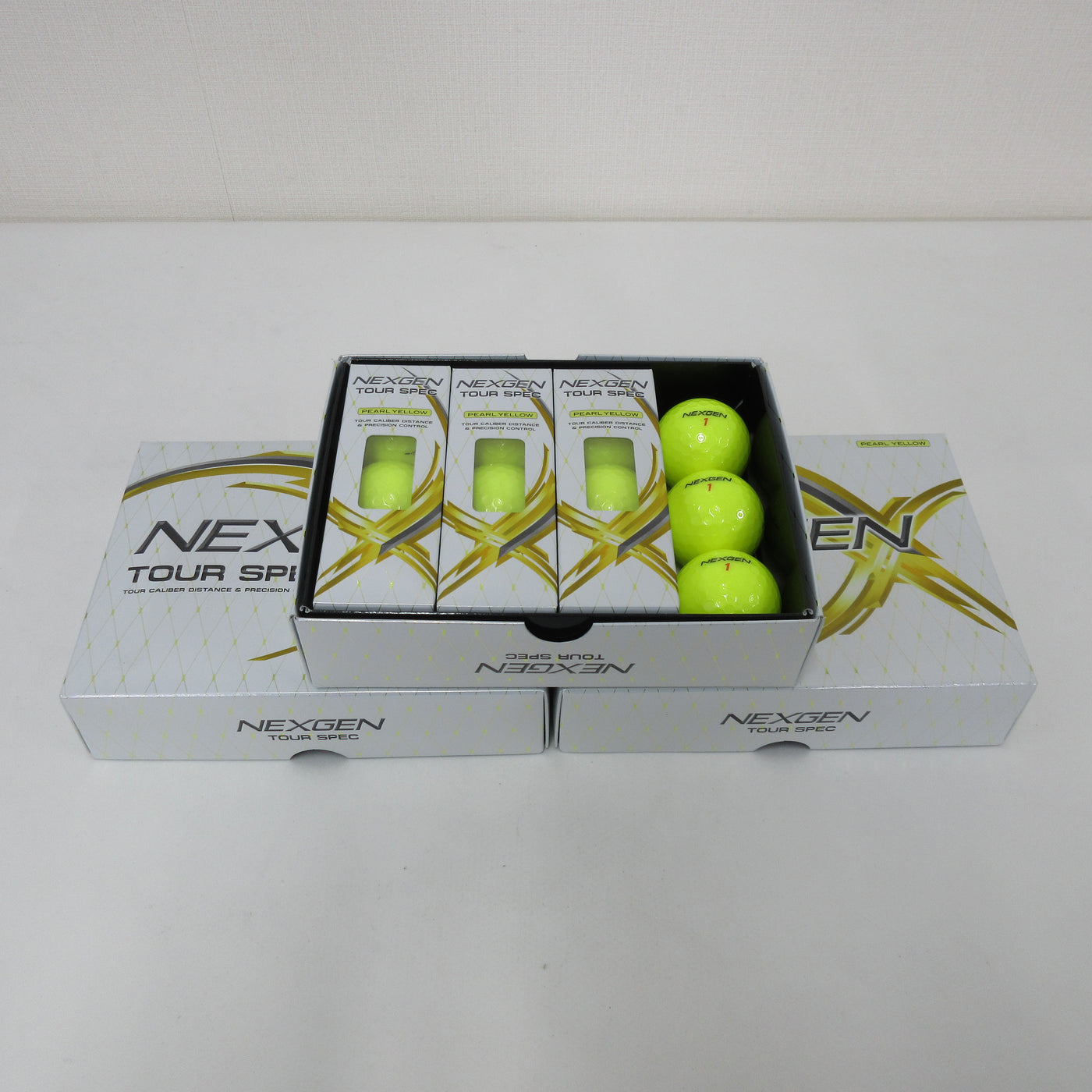 GOLF Partner Golf ball NEXGEN TOUR SPEC NB-2021 Yellow 3 dozen