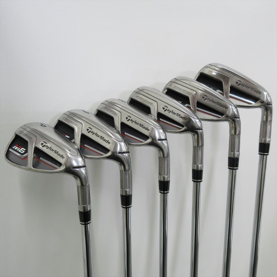 TaylorMade Iron Set M6 Stiff RE-AX 85 STEEL 6 pieces