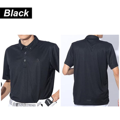 Performance Golf Polo for Men - Short Sleeve-Black