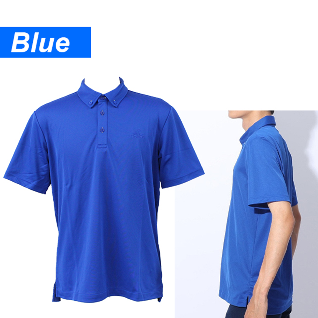 Performance Golf Polo for Men - Short Sleeve-Blue