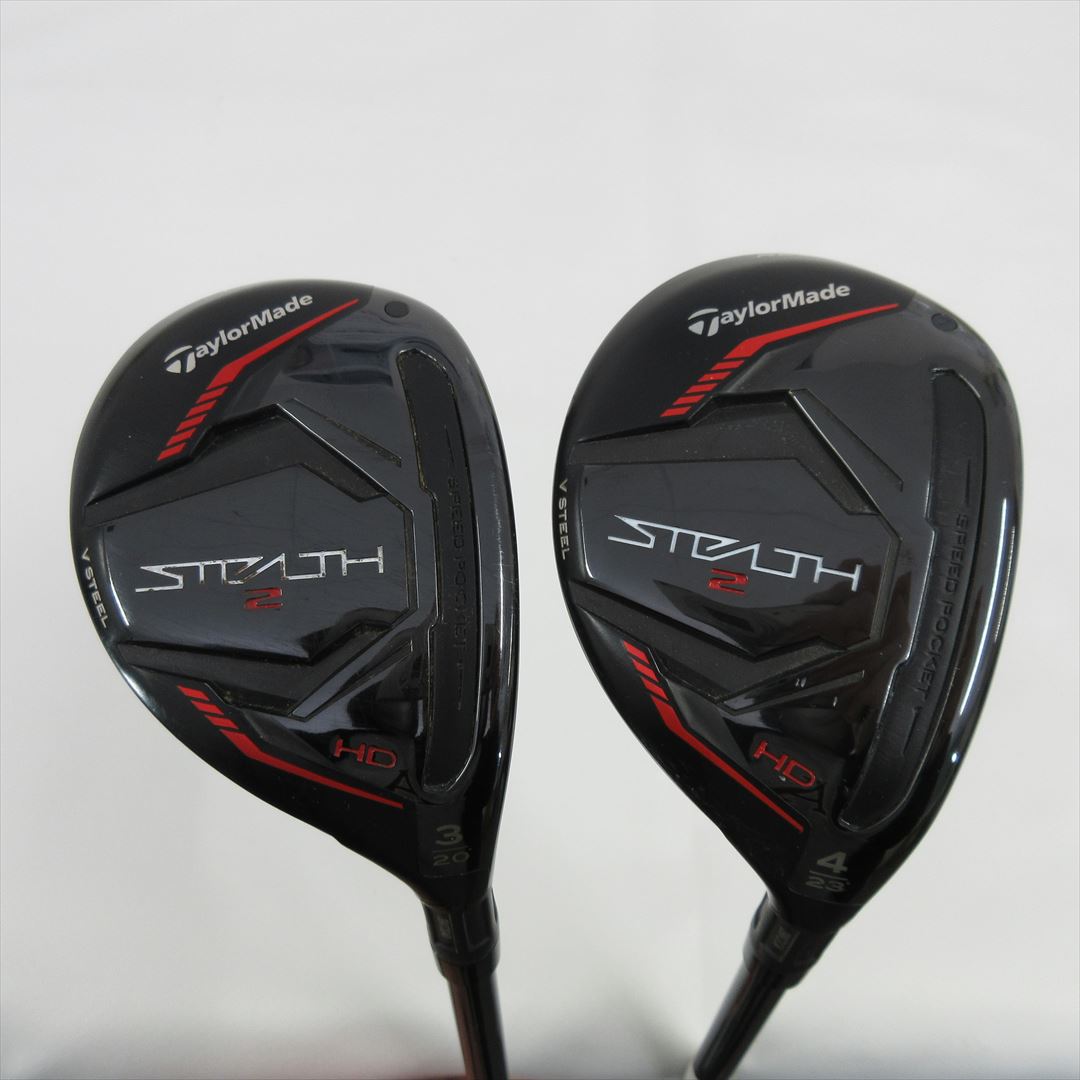 "2-Pack Golf Clubs" TaylorMade Hybrid STEALTH2 HD U3 & U4 Regular TENSEI RED TM60