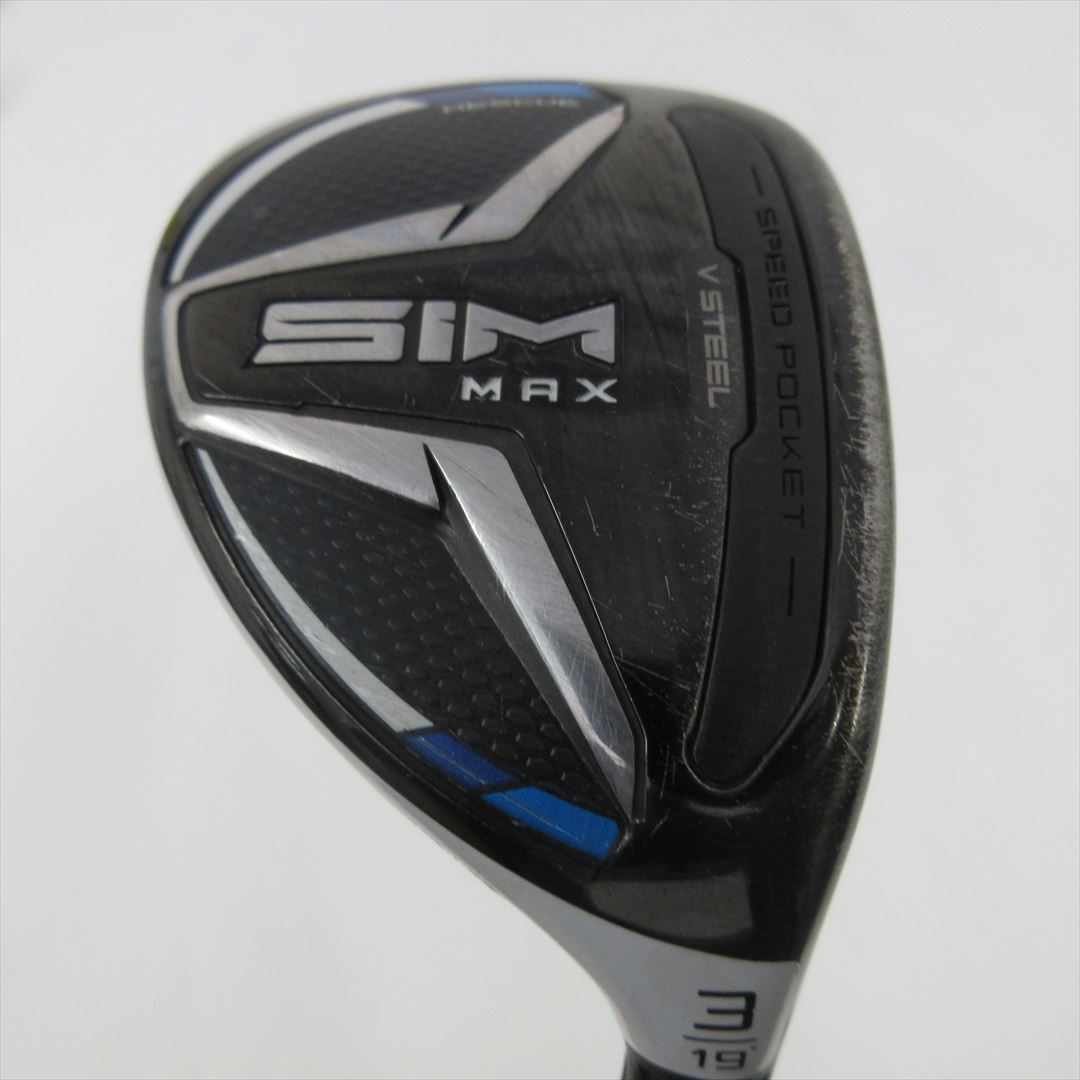 TaylorMade Hybrid SIM MAX HY 19° Stiff KBS MAX85 JP