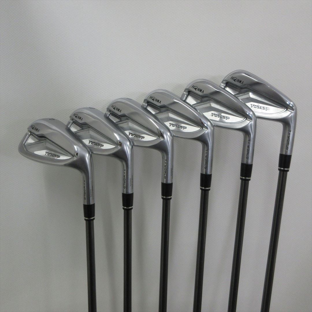 HONMA Iron Set TOUR WORLD TW757P Stiff VIZARD IB-WF85 6 pieces