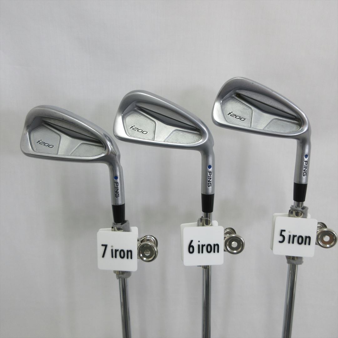 Ping Iron Set i200 Regular NS PRO ZELOS 7 Dot Color Blue 6 pieces