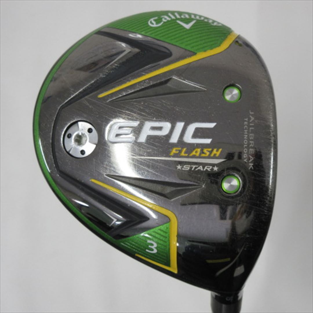 Callaway Fairway EPIC FLASH STAR 3W 15° Stiff Speeder EVOLUTION for CW