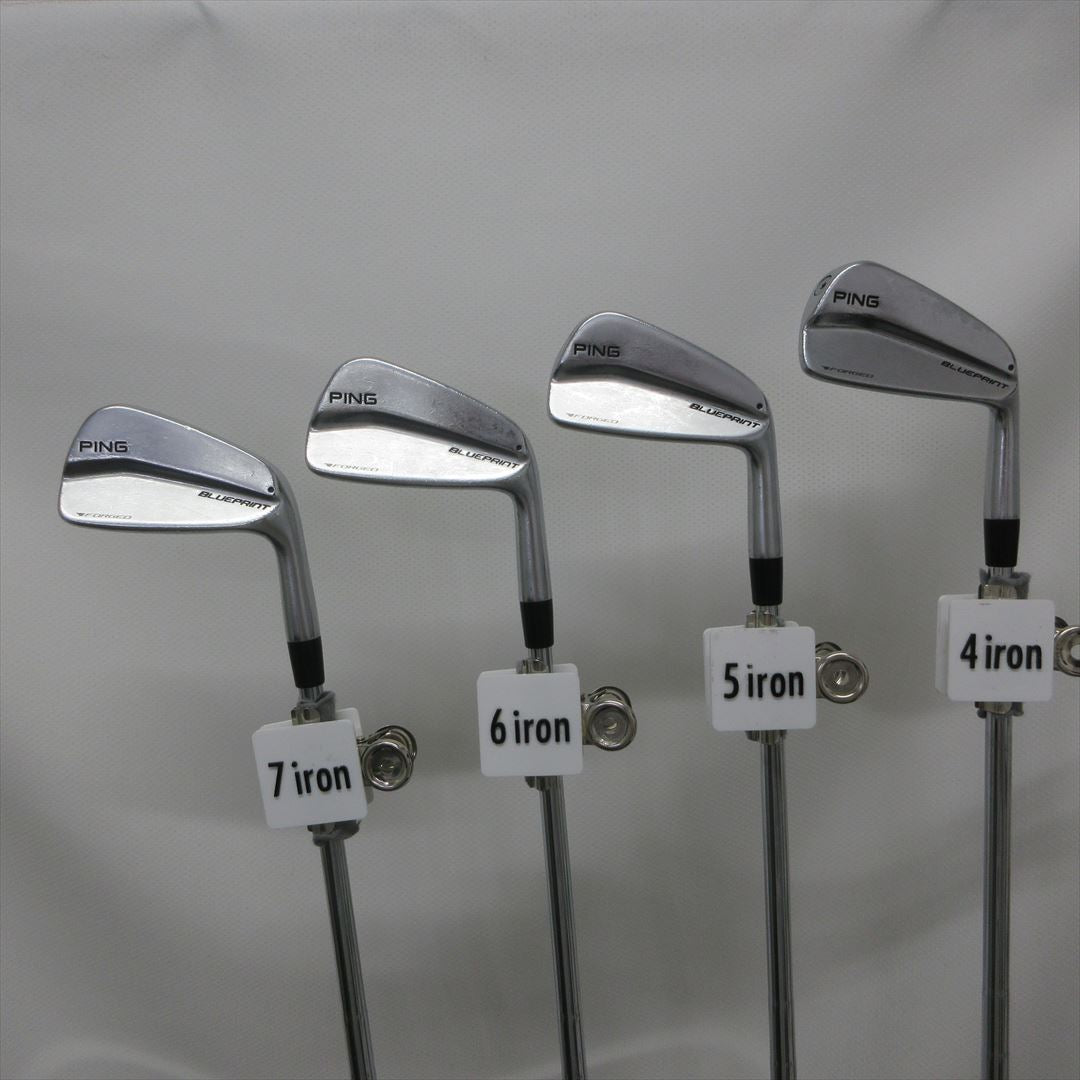 Ping Iron Set BLUEPRINT Stiff KBS TOUR 120 7 pieces Dot Color Black