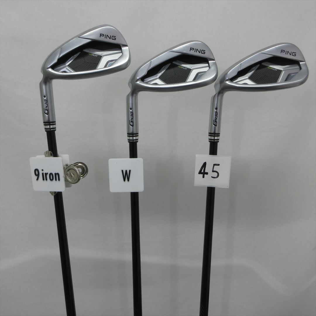 Ping Iron Set Left-Handed G430 Stiff ALTA J CB BLACK DotColor Black 6 pieces