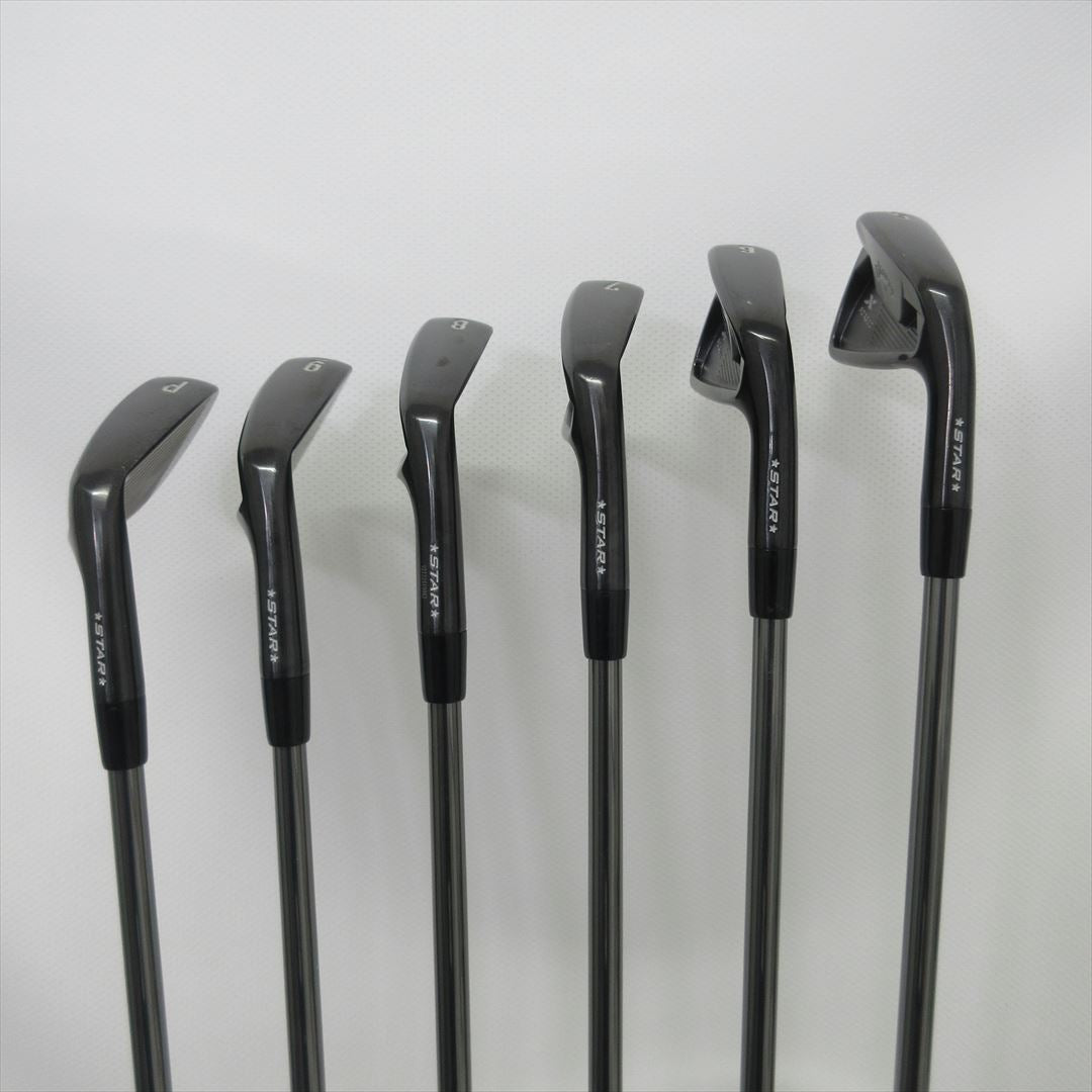 Callaway Iron Set X FORGED STAR(2021) BLACK Stiff NS PRO MODUS3 TOUR105 6pieces